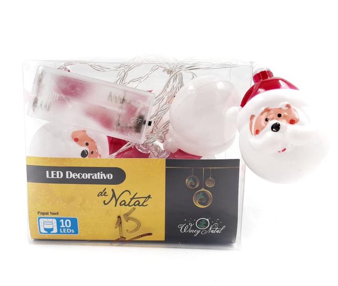 Imagem de Pisca Pisca Cordão Led Decorativo Papai Noel 10L -WINCY