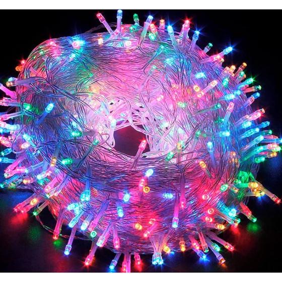 Pisca Pisca Led Natal 100 Leds 9,5 10 Metros 220V Colorido Luz Forte Iluminação(branco quente) Menor preço em Pisca Pisca Led Natal 100 Leds 9,5 10 Metros 220V Colorido Luz Forte Iluminação(branco quente)