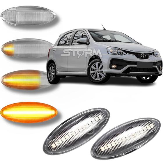 Imagem de Pisca Seta Sequencial Toyota Etios 2012 a 2022 Cristal