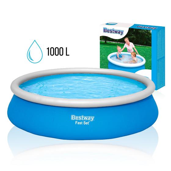 Piscina 1000 Litros Bestway Inflável Redonda 1000l Circular Menor preço em Piscina 1000 Litros Bestway Inflável Redonda 1000l Circular