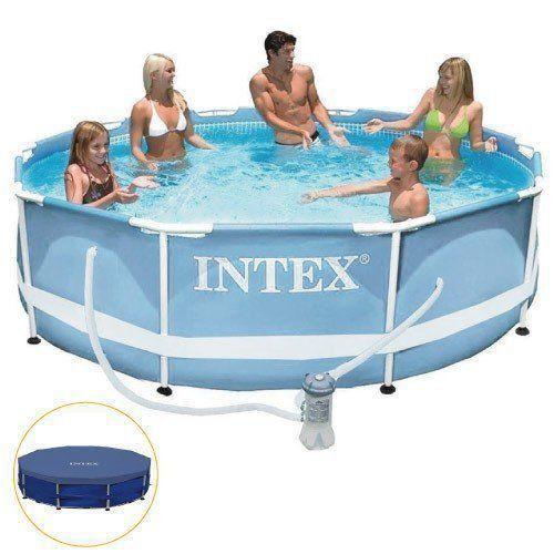 Imagem de Piscina Armação 4.485 L com Filtro + Capa - Intex