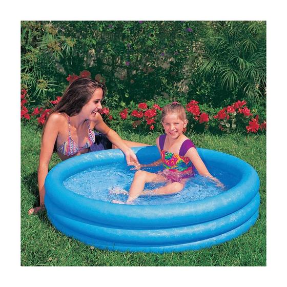 Imagem de Piscina Azul Cristal 132 litros Intex