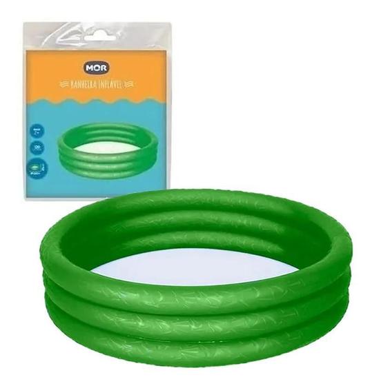 Piscina Banheira Infantil Redonda 130 Litros Mor Verde Menor preço em Piscina Banheira Infantil Redonda 130 Litros Mor Verde