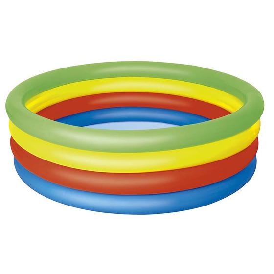 Imagem de Piscina Banheira Inflável Arco Iris 550 Litros Infantil - Mor