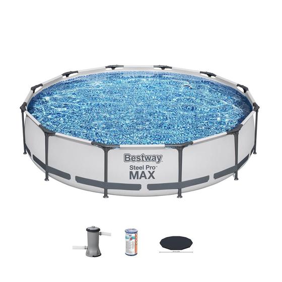 Imagem de Piscina Bestway 6473 Litros P Max Estrutural com Capa Filtro 2006l/h 110V/220V Bestway