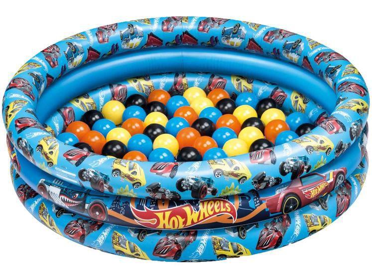 Imagem de Piscina Bolinhas Redonda Hot Wheels Inflavel Infantil Fun