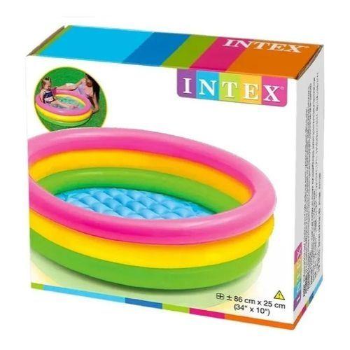 Imagem de Piscina Colorida 56L Inflavel Infantil Bebê - Intex 58924