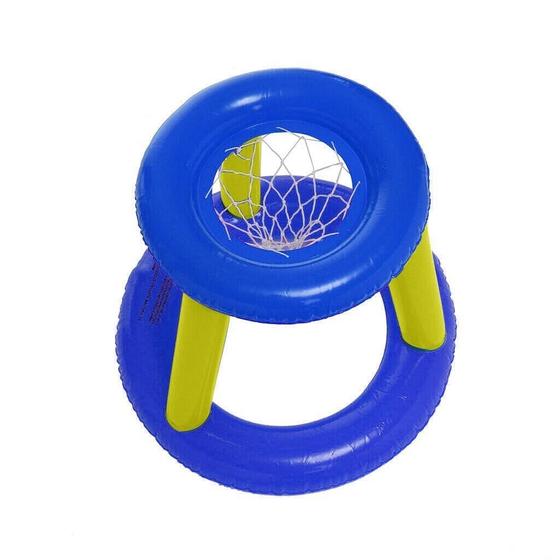 Imagem de Piscina de aro de basquete a água flutuar jogo jogo piscina toy água esporte brinquedo piscina flutuante brinquedos flutuantes para crianças Balsas de Piscina & Passeios Infláveis