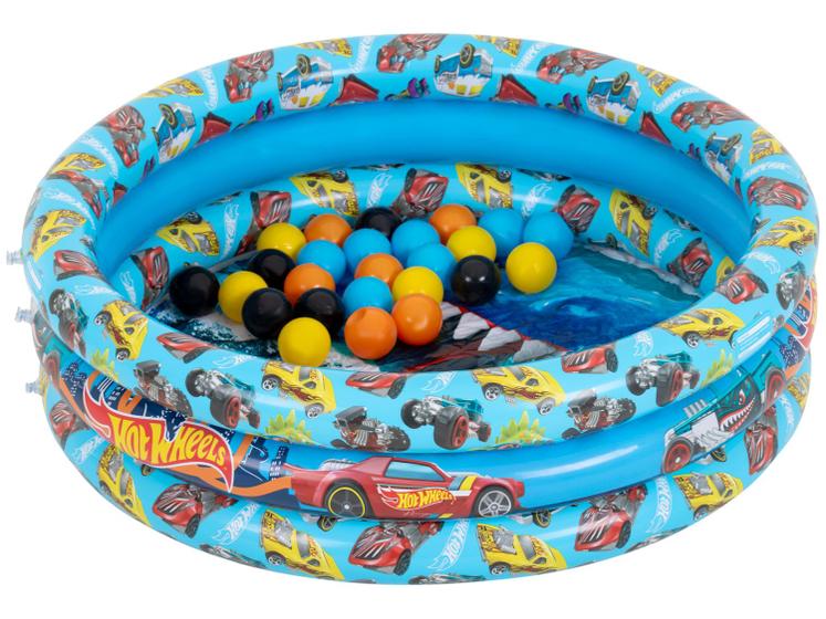 Imagem de Piscina de Bolinha Hot Wheels 25 Bolinhas