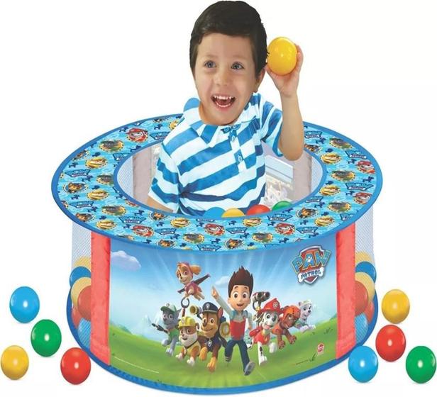 Imagem de Piscina De Bolinha Infantil Patrulha Canina Original - Lider Brinquedos