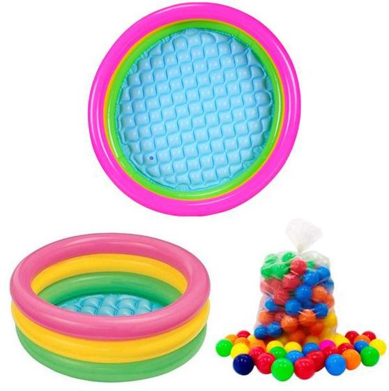 Piscina De Bolinhas Com 50 Bolinhas Intex 34 Litros Menor preço em Piscina De Bolinhas Com 50 Bolinhas Intex 34 Litros
