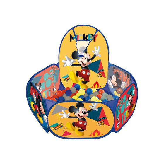 Imagem de Piscina de Bolinhas Mickey com Cesta de Basquete - Zippy Toys