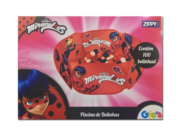 Imagem de Piscina De Bolinhas Miraculous 100 Bolinhas - Zippy Toys