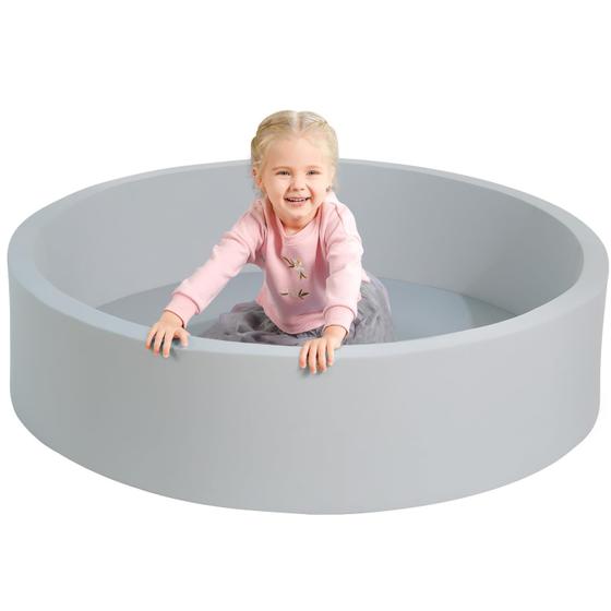 Imagem de Piscina de Bolinhas TRENDBOX Extra Grande (130cm x 30cm) - Espuma Macia