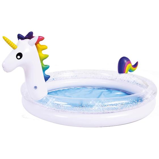 Imagem de Piscina de Unicórnio com Glitter 2 anéis - 65 L