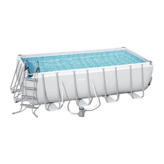 Piscina Estrutural 11.532 Litros Retangular com Capa + Escada e Filtro Bestway Menor preço em Piscina Estrutural 11.532 Litros Retangular com Capa + Escada e Filtro Bestway