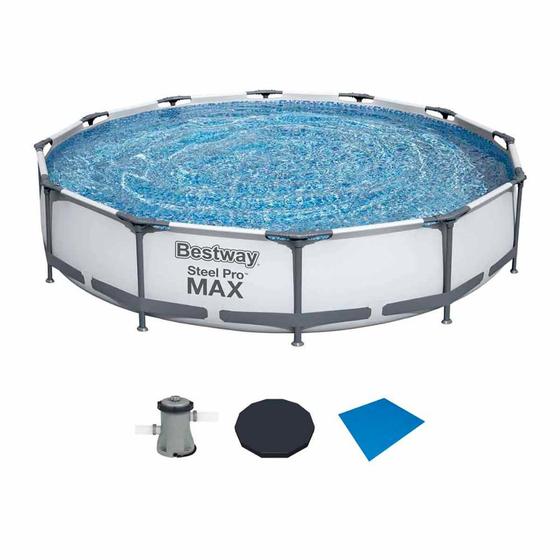 Imagem de Piscina Estrutural 6473L  Capa  Forro  Filtro 110V/220V Bestway