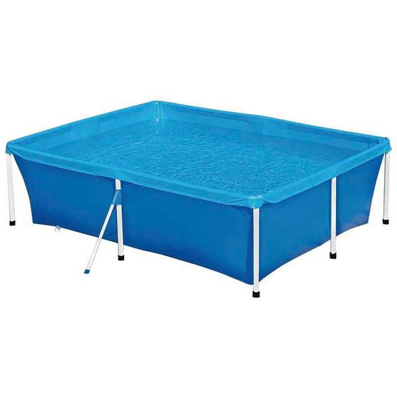 Imagem de Piscina estrutural armação retangular standart 2000l pvc mor