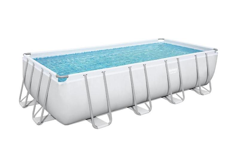 Piscina Estrutural Retangular 14.812L com Filtro 220V Bestway Menor preço em Piscina Estrutural Retangular 14.812L com Filtro 220V Bestway