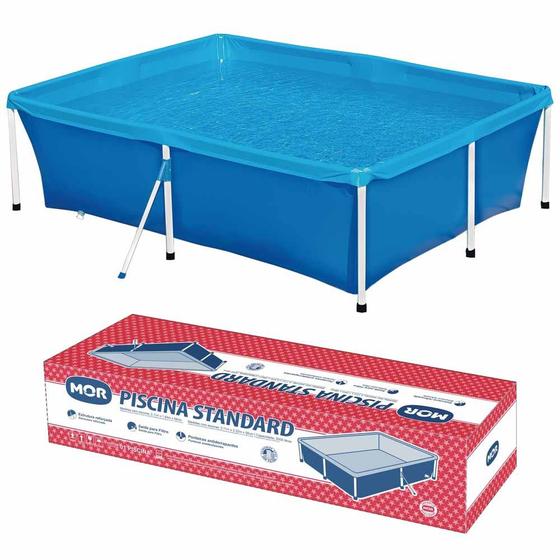 Piscina estrutural retangular 2000 L Mor Menor preço em Piscina estrutural retangular 2000 L Mor