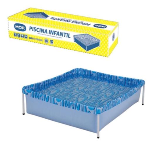 Piscina Estrutural Retangular Mor Com Capacidade De 400 Litros De 1.15m De Comprimento X 1.06m De Largura Azul Olas Menor preço em Piscina Estrutural Retangular Mor Com Capacidade De 400 Litros De 1.15m De Comprimento X 1.06m De Largura Azul Olas