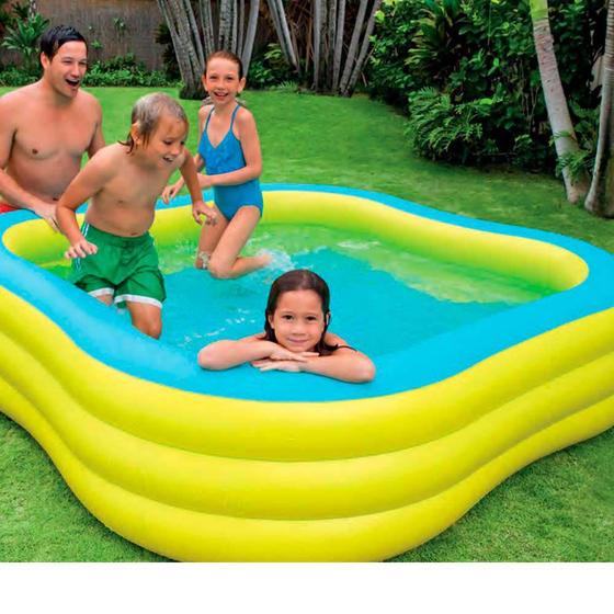 Imagem de Piscina familiar 57495 1215 litros azul Intex