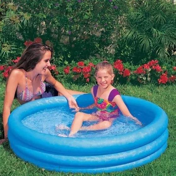Piscina Infantil 3 Anéis Borda Inflável Intex 59416 Menor preço em Piscina Infantil 3 Anéis Borda Inflável Intex 59416
