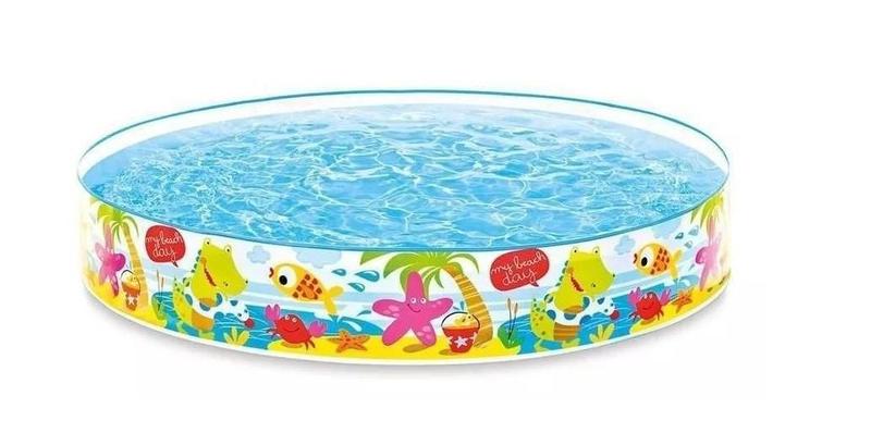 Imagem de Piscina Infantil 443 litros Intex-estampa Peixinhos Marinhos