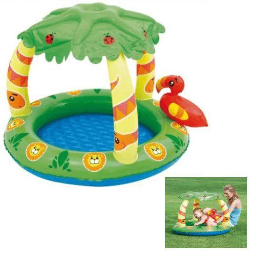 Imagem de Piscina Infantil Banheira Tropical Inflavel C/ Para Sol Mor