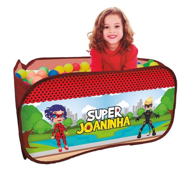 Imagem de Piscina Infantil Com 100 Bolinhas Super Joaninha