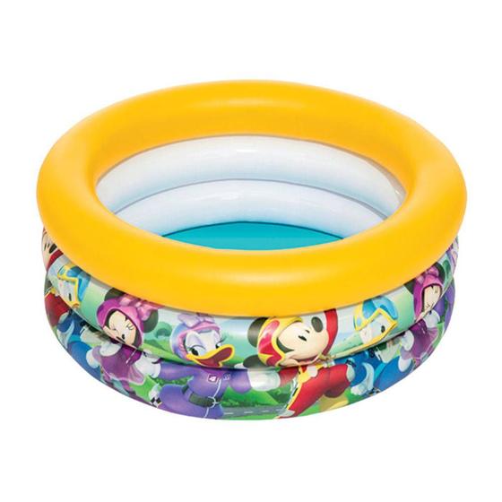 Imagem de Piscina Infantil Inflável Mickey and The Roadster Racers - 38 Litros Bestway (REF: 91018) amarela