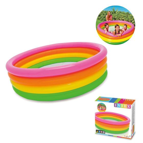 Piscina Infantil Inflável Por do Sol Baby Intex 28l 1 A 3 Anos Menor preço em Piscina Infantil Inflável Por do Sol Baby Intex 28l 1 A 3 Anos
