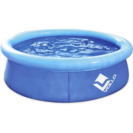 Imagem de Piscina Infantil Inflável Redonda PVC 1.000 Litros com Borda Vollo