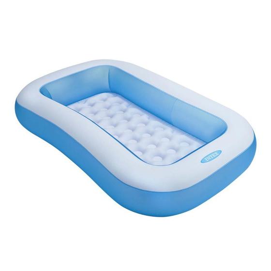 Imagem de Piscina Infantil Inflável Retangular 90 Litros Intex