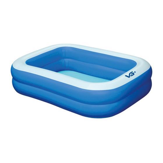 Imagem de Piscina Inflável 100 Litros Retangular Pvc 120 X 93 Cm VG+