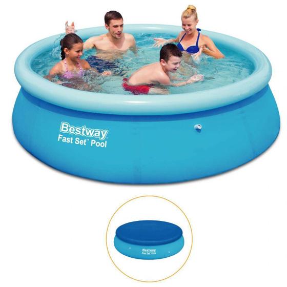 Imagem de Piscina Inflável 2.300 Litros + Capa - Bestway