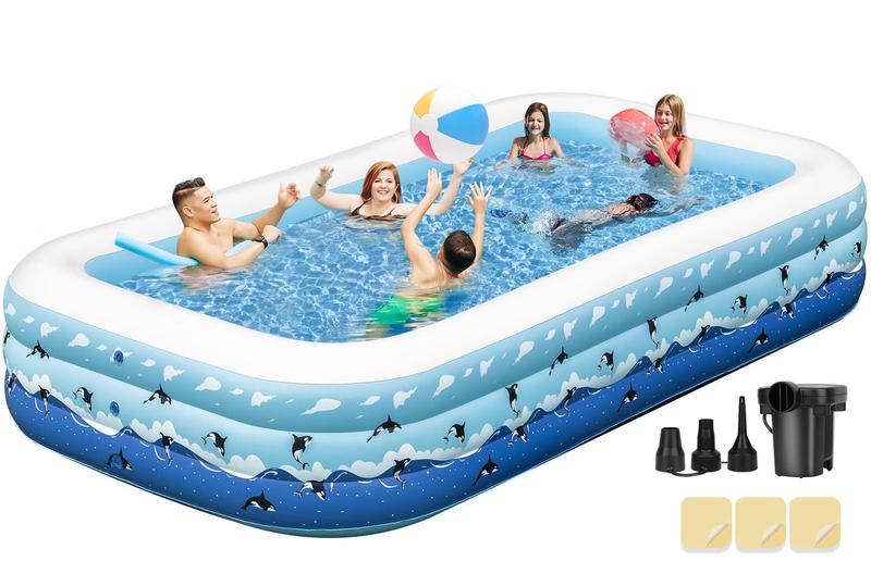 Piscina Inflável Bailinghai Extra Grande 3800L - Para Adultos - Piscina ...