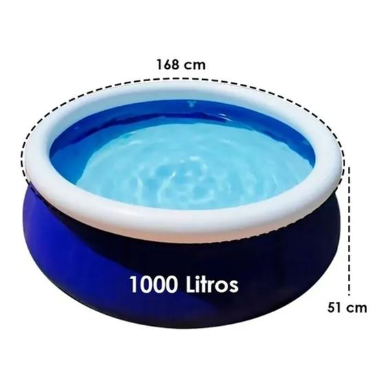 Imagem de Piscina Inflável com Borda 1.000 L - Sun Way