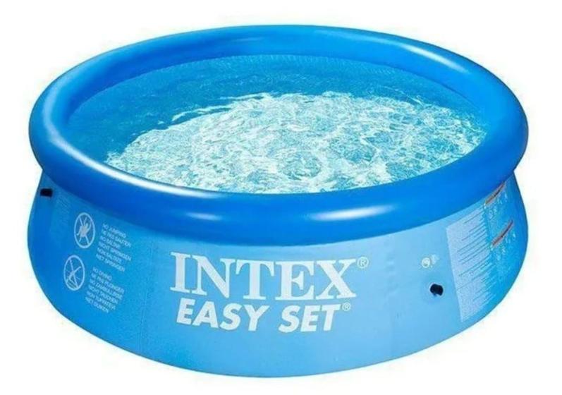 Piscina Inflavél Grande Redonda Intex 2.419lts. 244mx76cm Menor preço em Piscina Inflavél Grande Redonda Intex 2.419lts. 244mx76cm