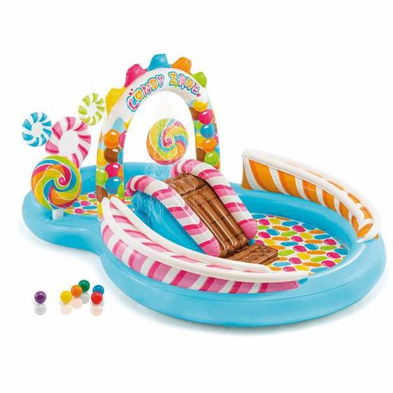 Imagem de Piscina Inflável Infantil Intex Candy Zone Playground