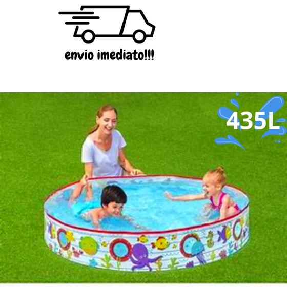 Imagem de Piscina Inflável Infantil Para Criança 1.52m X 25cm 435 Litros