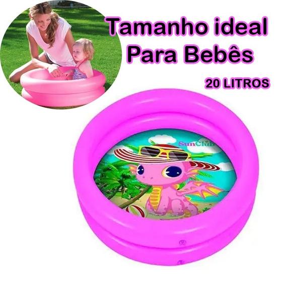 Imagem de Piscina inflável Infantil Redonda  para bebês 20 litros/ Piscina para bebe