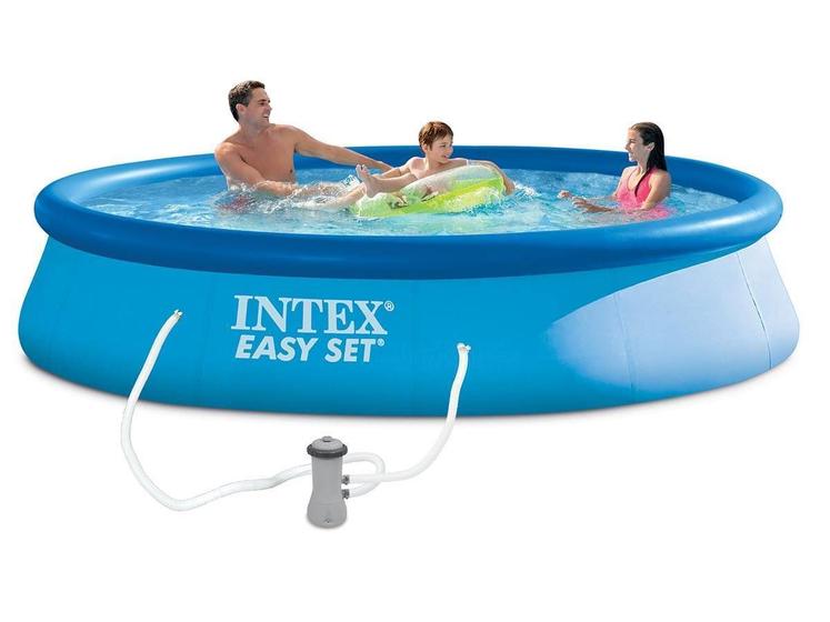 Imagem de Piscina Inflável Intex Easy Set 7.290L Com Bomba Filtro 110V