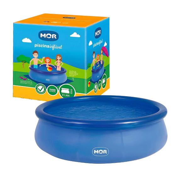 Imagem de Piscina Inflável Mor 2.400 Litros Redonda 2.4m x 63cm