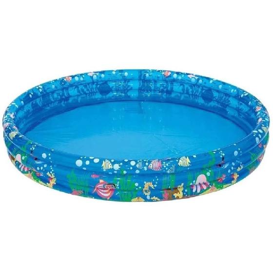 Piscina Inflável Redonda 253 Litros Fundo Do Mar Wellmix Menor preço em Piscina Inflável Redonda 253 Litros Fundo Do Mar Wellmix