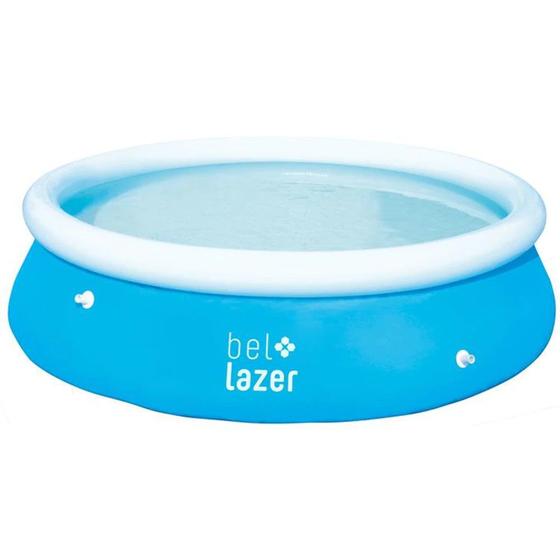 Imagem de Piscina Inflável Redonda Bel Lazer 370000 De 270cm X 70cm 3700 Litros Cor Azul