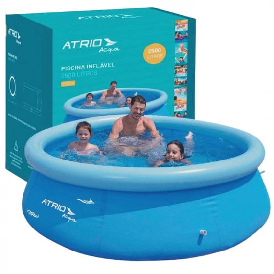Piscina Inflável Redonda Portátil 2500 Litros + Kit Reparo é boa?