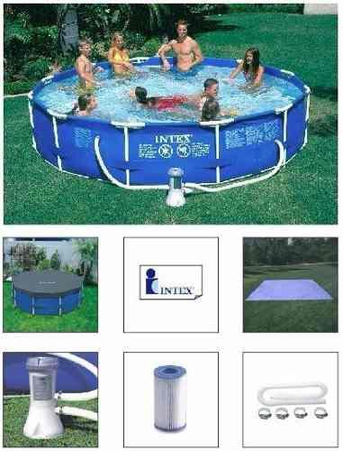 Imagem de Piscina Intex 6503 L + Bomba Filtro 220v + CAPA + FORRO