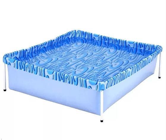 Imagem de Piscina Plastica Retangular Azul 400l Mor