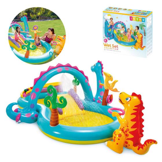 Imagem de Piscina Playground Inflável Mundo Encantado dos Dinossauros 290L Intex